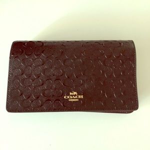 Black Coach clutch/purse - never used with tags